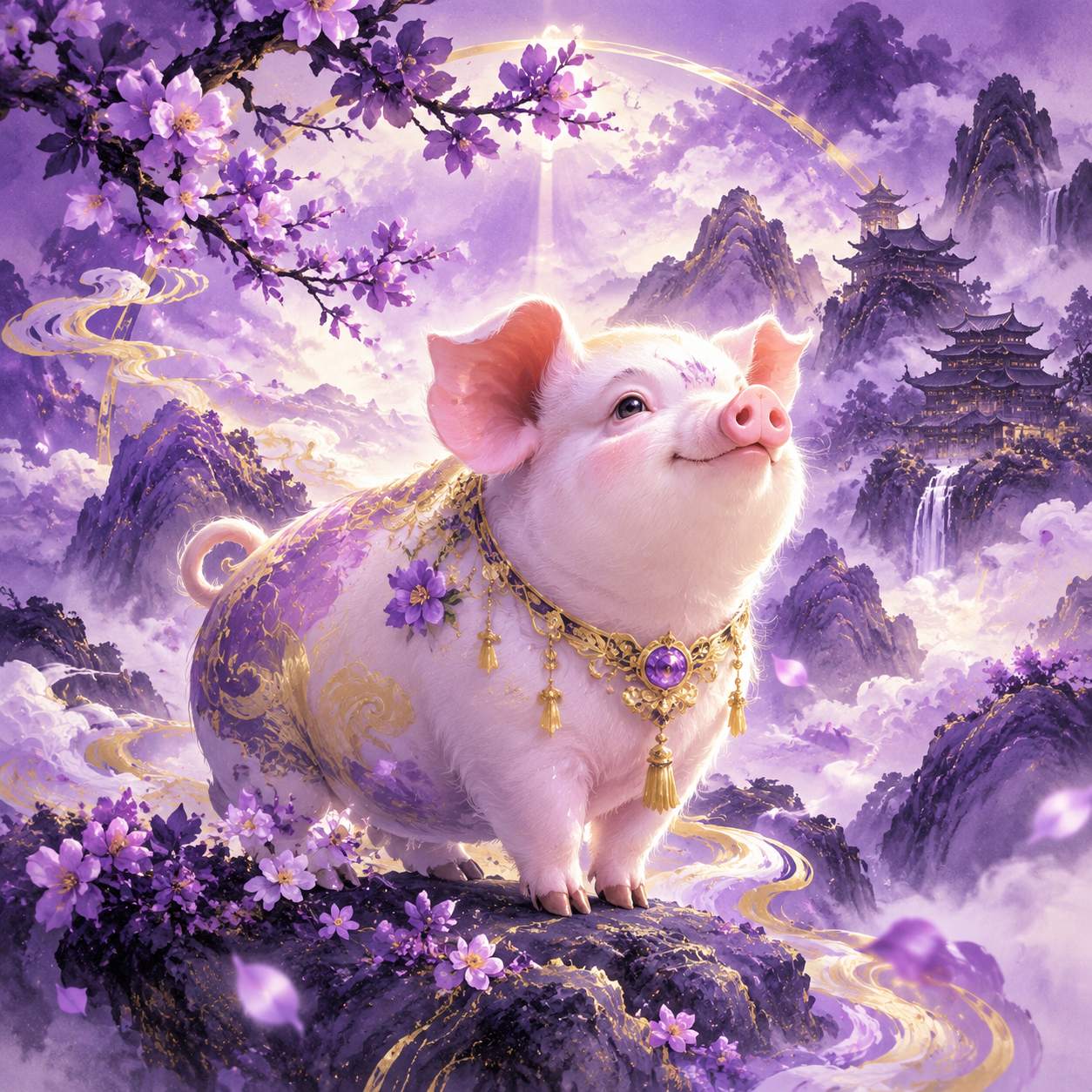 属猪转运高清壁纸全屏