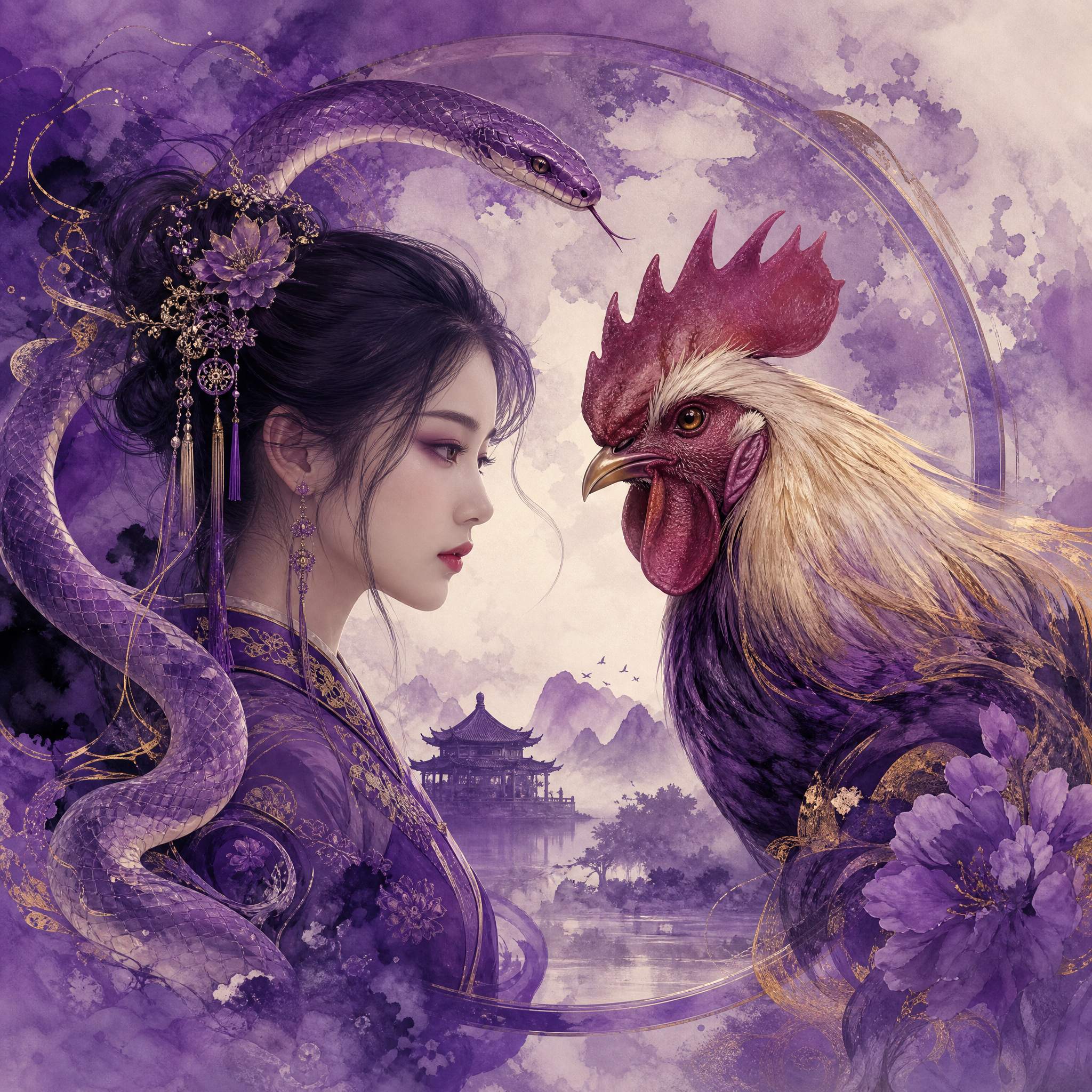 属蛇和属鸡女生合吗