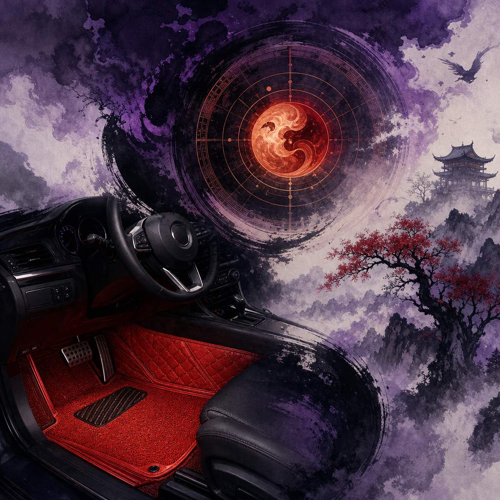 红色脚垫适合五行喜火的车主吗