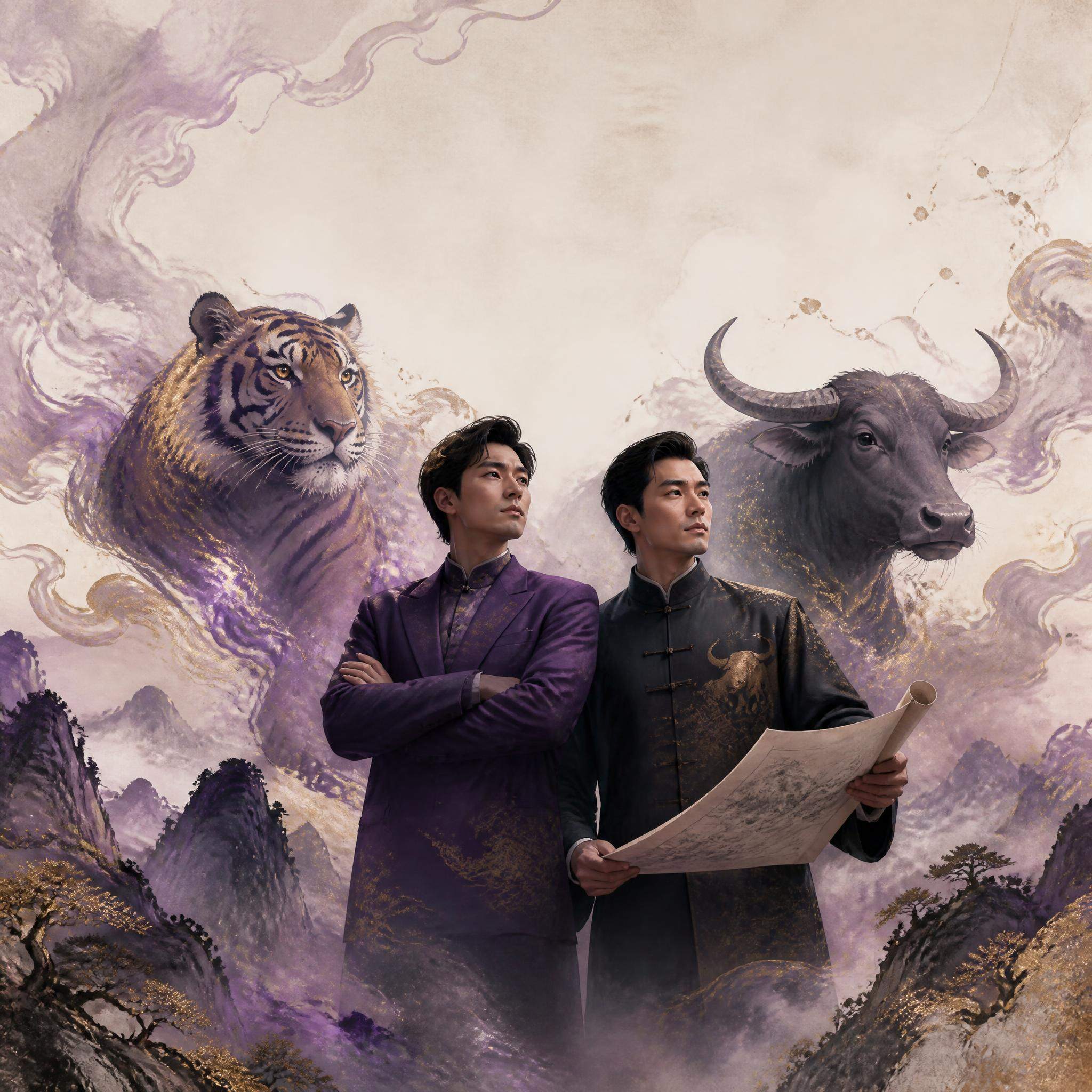 属虎与属牛合伙创业