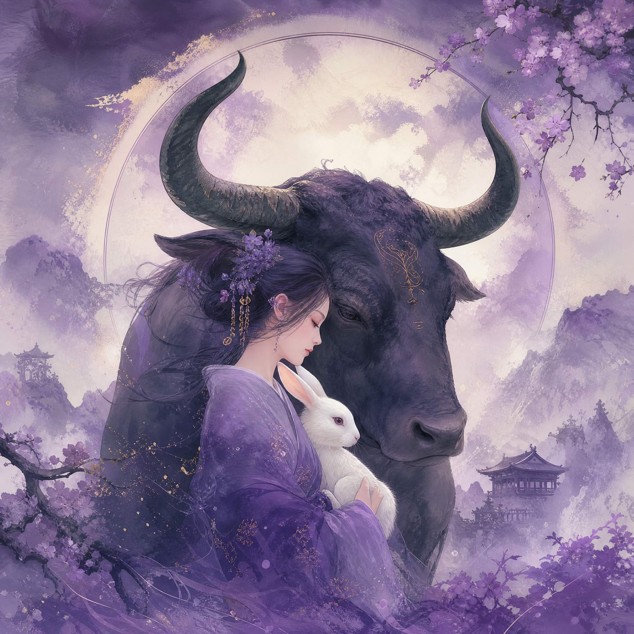 属牛妈与属兔女