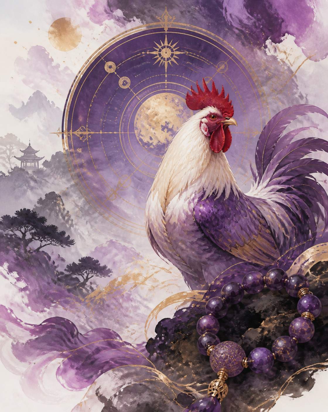 属鸡娃能戴紫金砂吗