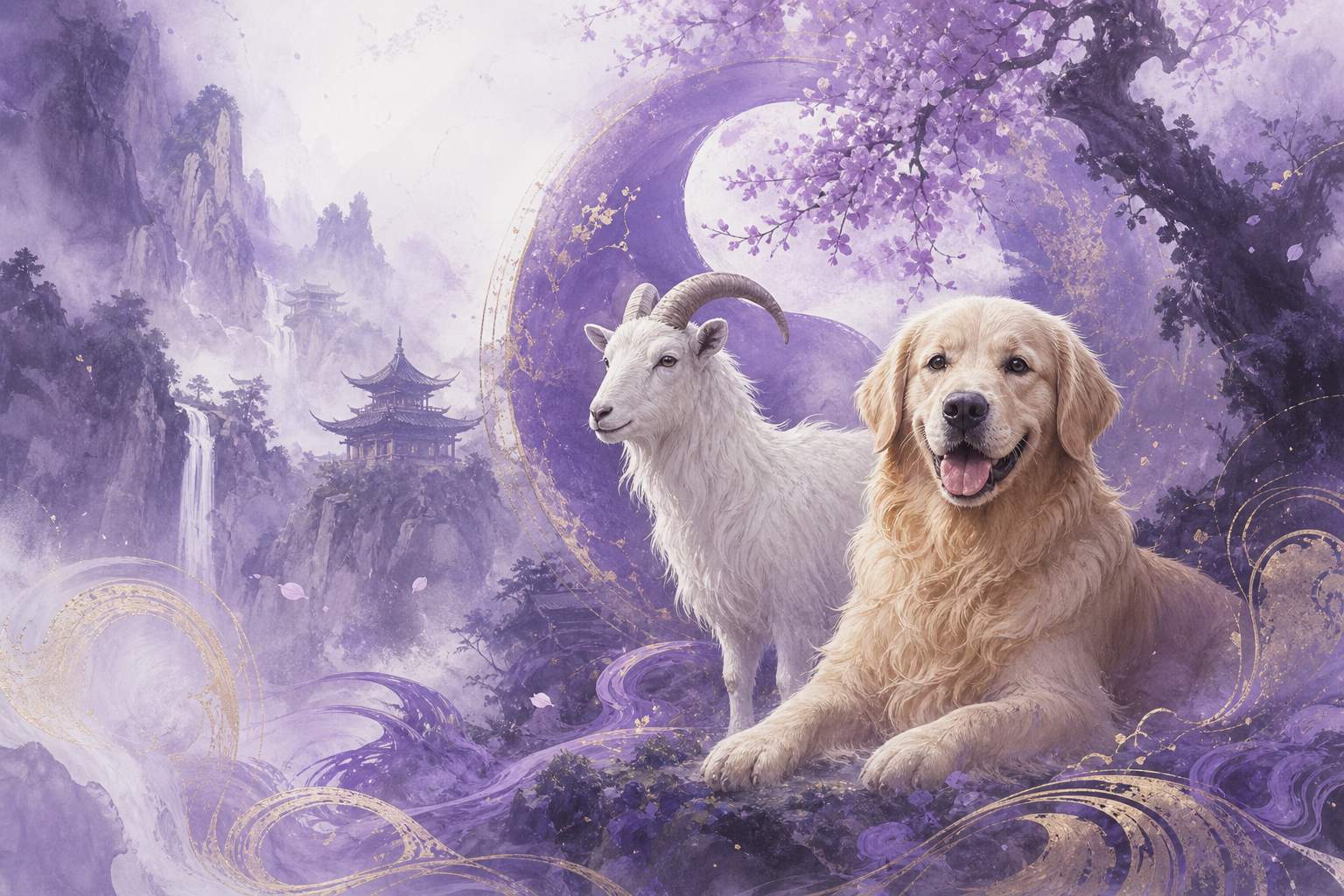 属羊者适合养金毛吗