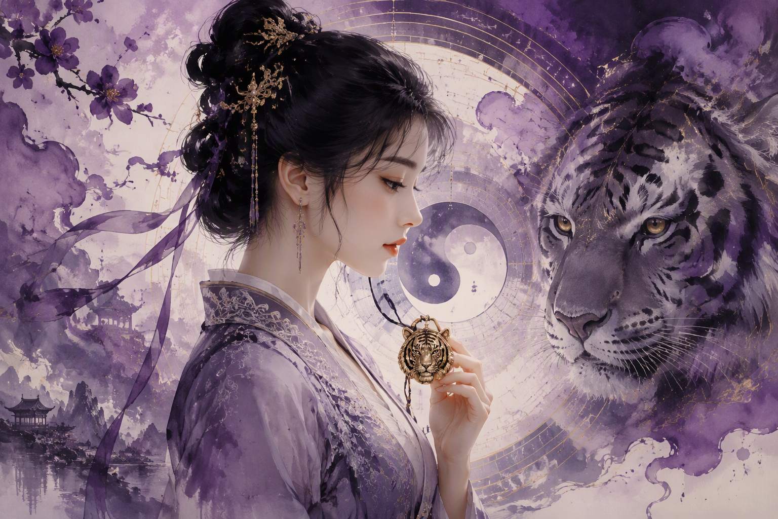 属羊女生能戴老虎吊坠吗