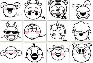 十二生肖单个图片配对(十二生肖婚配表图)