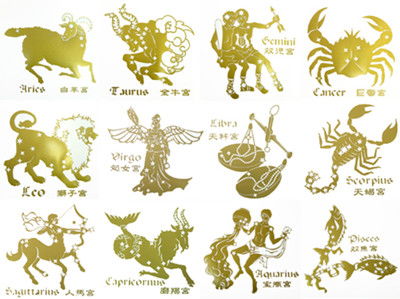 情侣对配对星座表图(十二星座配对表)