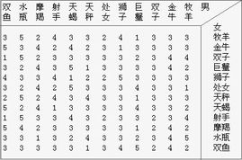 星座射手座的配对表(射手座最佳配对星座)