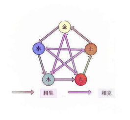 五行命理相生相克图表图解(五行相生相克图表,五行 金木水火土 的相生相克图表是什么样 )