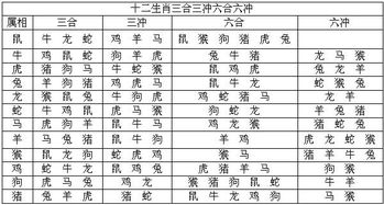 痛庠相关最佳生肖属相配对(十二生肖最佳配对表格,十二生肖匹配表)