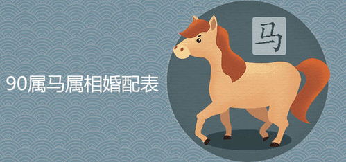 90男年属马的属相婚配表(90年男马最佳婚配属相,90年阴历7月男马配怎样属相女为佳)
