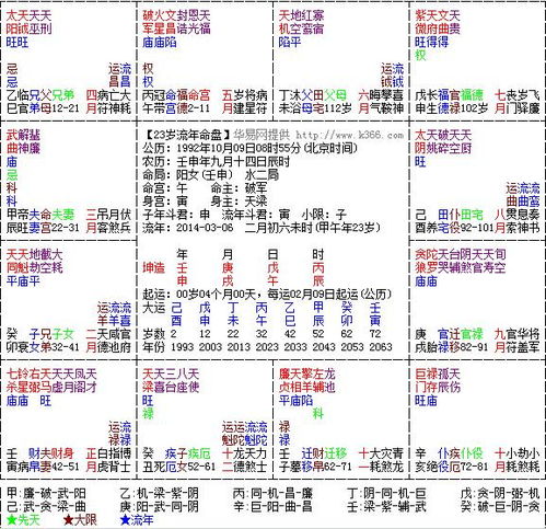 紫微原局大限流年排盘(紫薇排盘怎么看 )